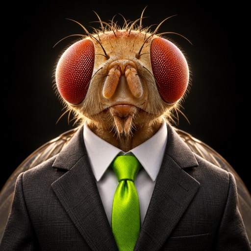 Droso in a charcoal suit and lime tie